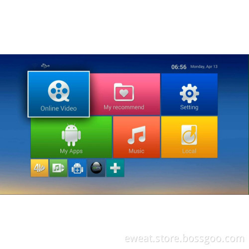 Quad Core Android tv box Amlogic S802 Eweat EW802 xbmc Full-HD 1080p Android TV Box